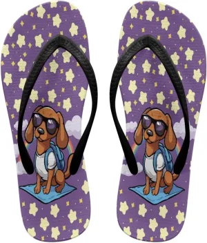 Coloranimal Flip Flops for Women Summer Sandals Non Slip Thong Sandals Women's Flip Flops Lightweight Cushioning Shock-Absorbing for Walking All-Day
