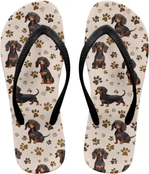 Coloranimal Flip Flops for Women Summer Sandals Non Slip Thong Sandals Women's Flip Flops Lightweight Cushioning Shock-Absorbing for Walking All-Day