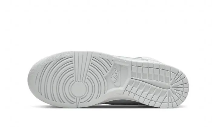 Dunk High Retro Grey White running tops Strappy Design