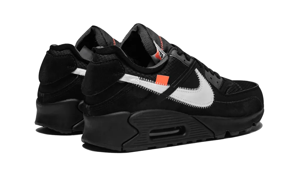 toe box shoes Air Max 90 Off-White Black