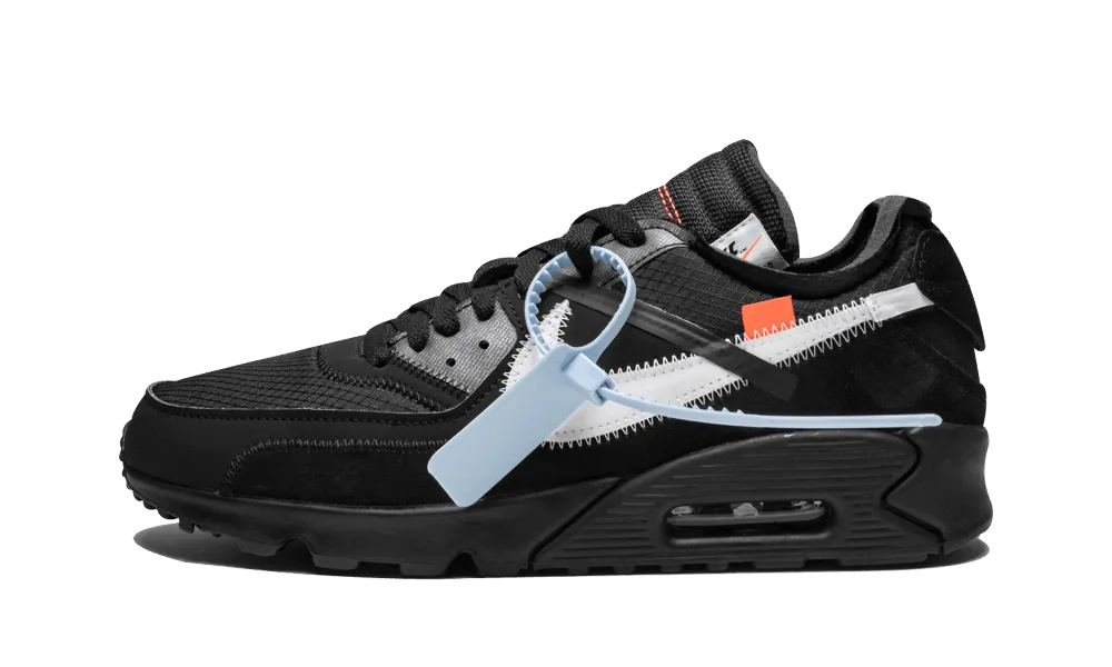 high - end running shoes Air Max 90 Off-White Black