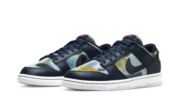 Dunk Low Graffiti Navy Endurance training Hurdling