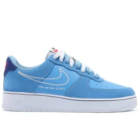 grass running footwear men's sports footwear Nike Air Force 1 Low First Use University Blue