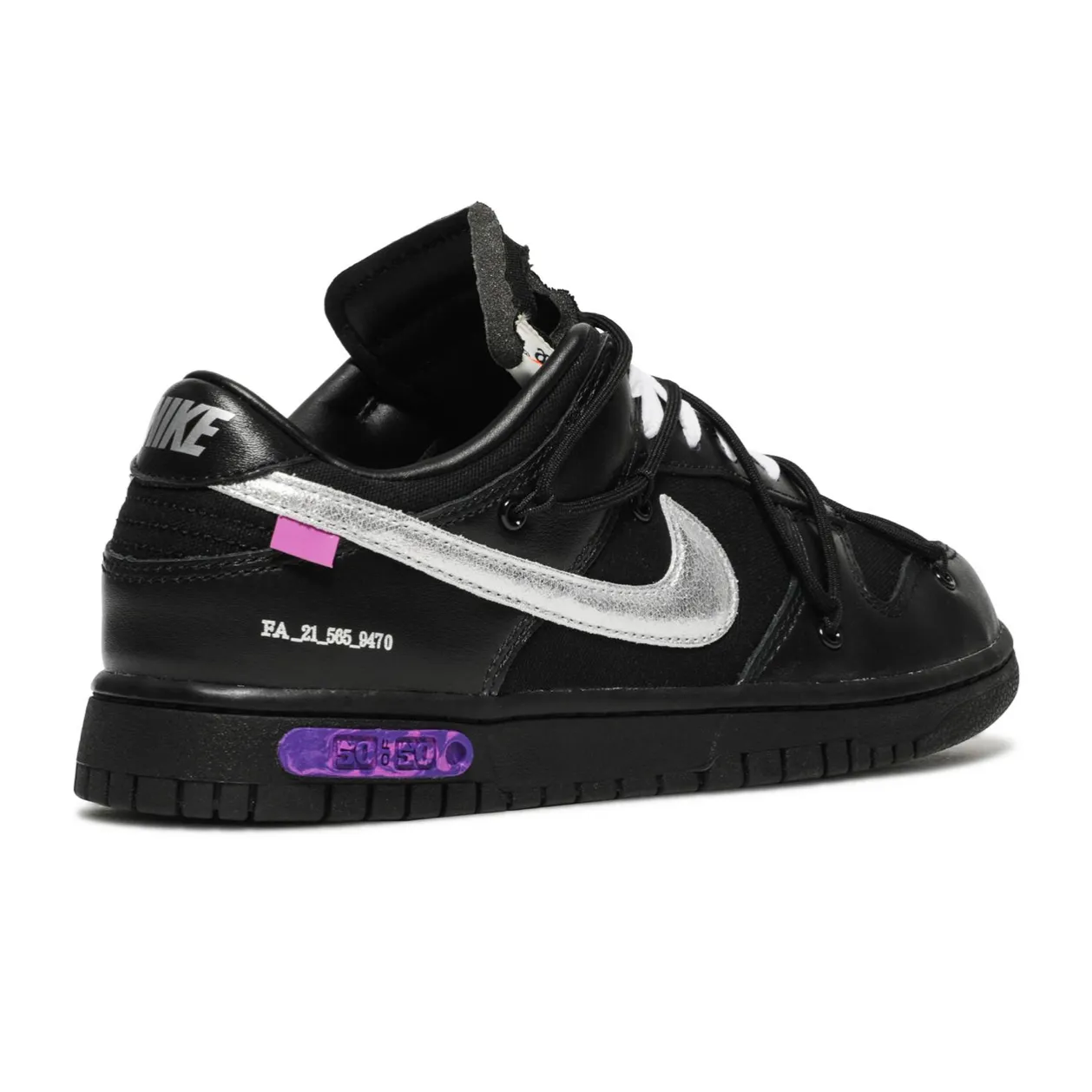 suitable for youth Nike Dunk Low Off-White Lot 50