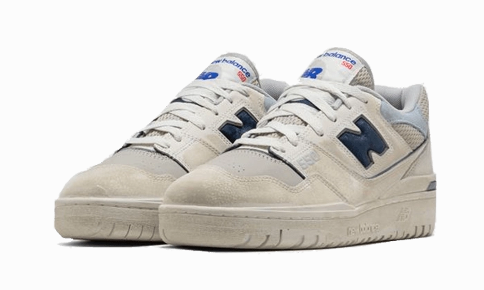 New Balance 550 Distressed Nimbus Cloud Navy Premium Technology
