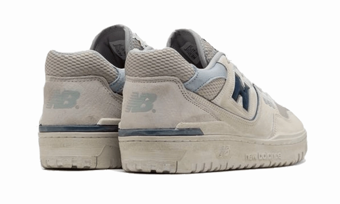 New Balance 550 Distressed Nimbus Cloud Navy Ventilated Midsole