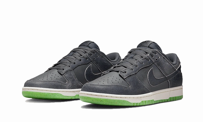 zip Stitchless Construction Nike Dunk Low Swoosh Shadow Iron Grey