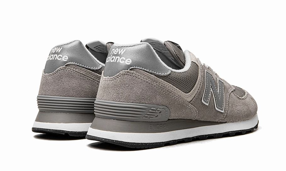 Fast Wear Perforated Tongue Design New Balance 574 Grey White (2022)