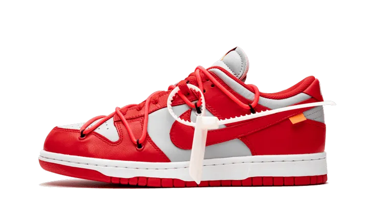 running - club Dunk Low Off-White University Red