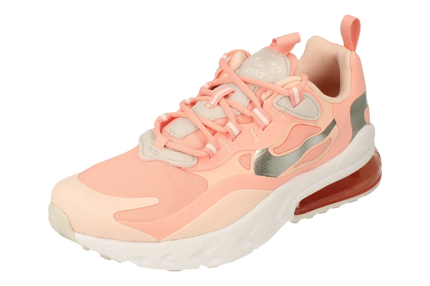 running with a rubber outsole Nike Air Max 270 React GG CQ5420 611