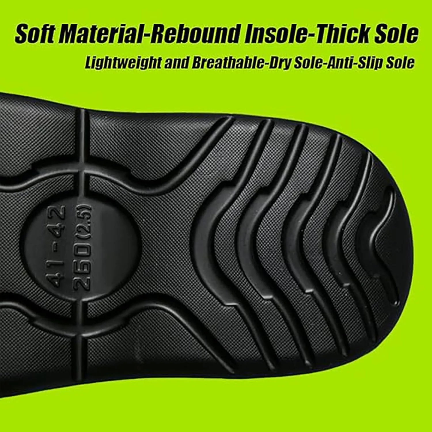 Comfortable Summer Flip Flops with Thick Soles Durable Shock-Absorbing and Non-Slip Outsole Slip On Beach Shoes
