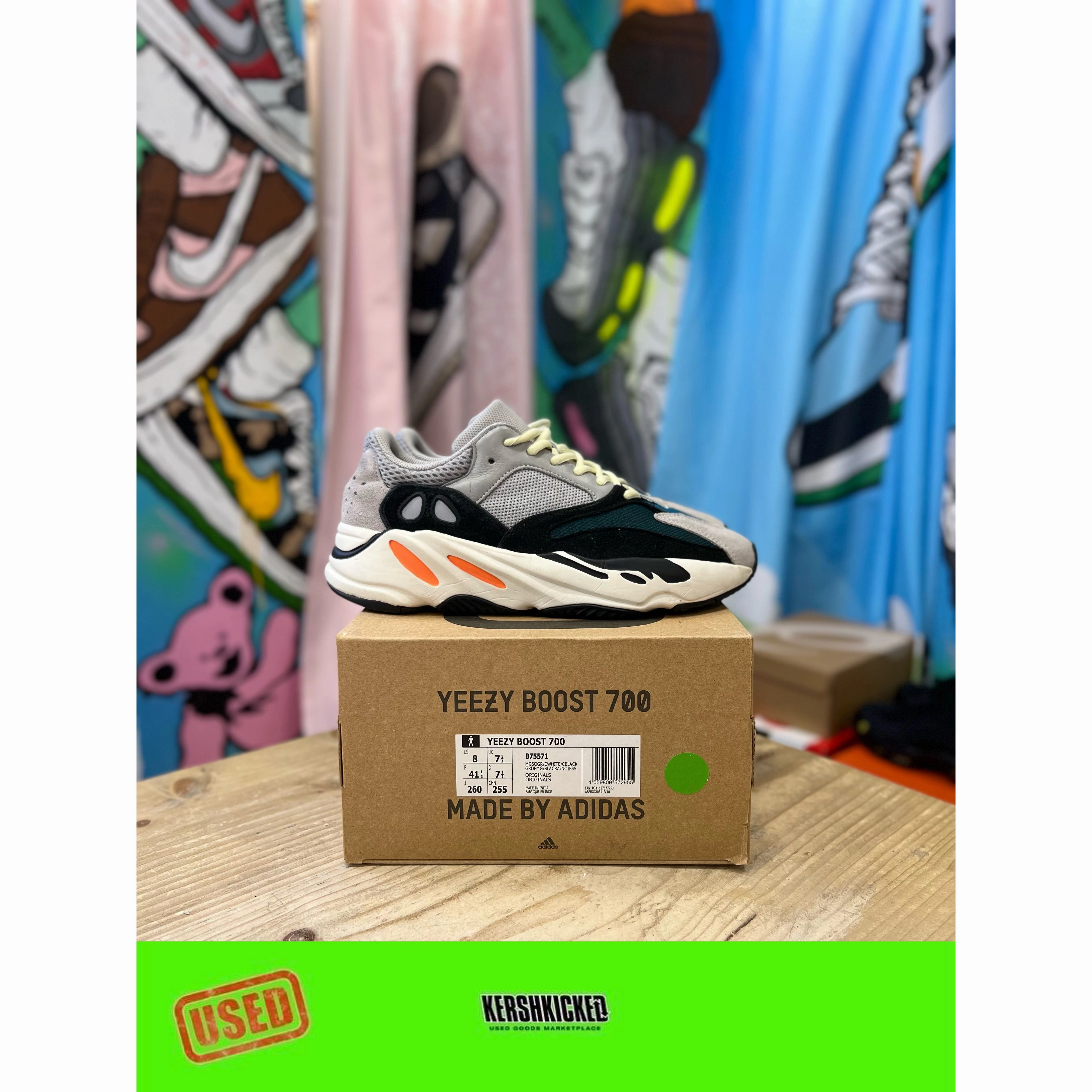 Yeezy 700 Waverunner UK 7.5 Long Travel