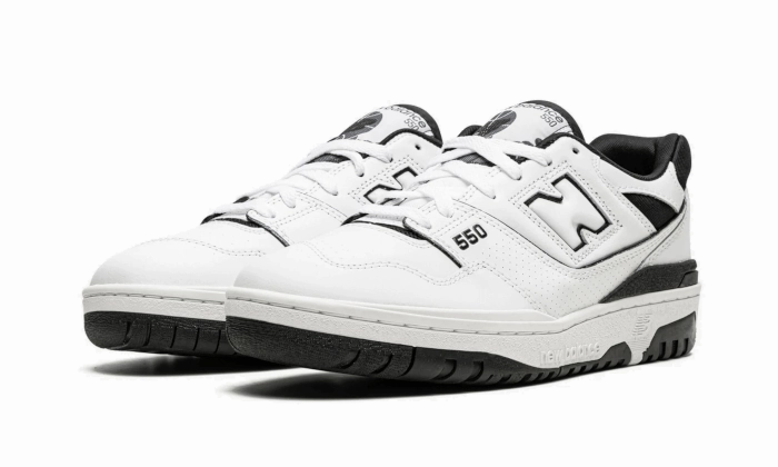Ventilated Footbed Dual Density Insole New Balance 550 White Black
