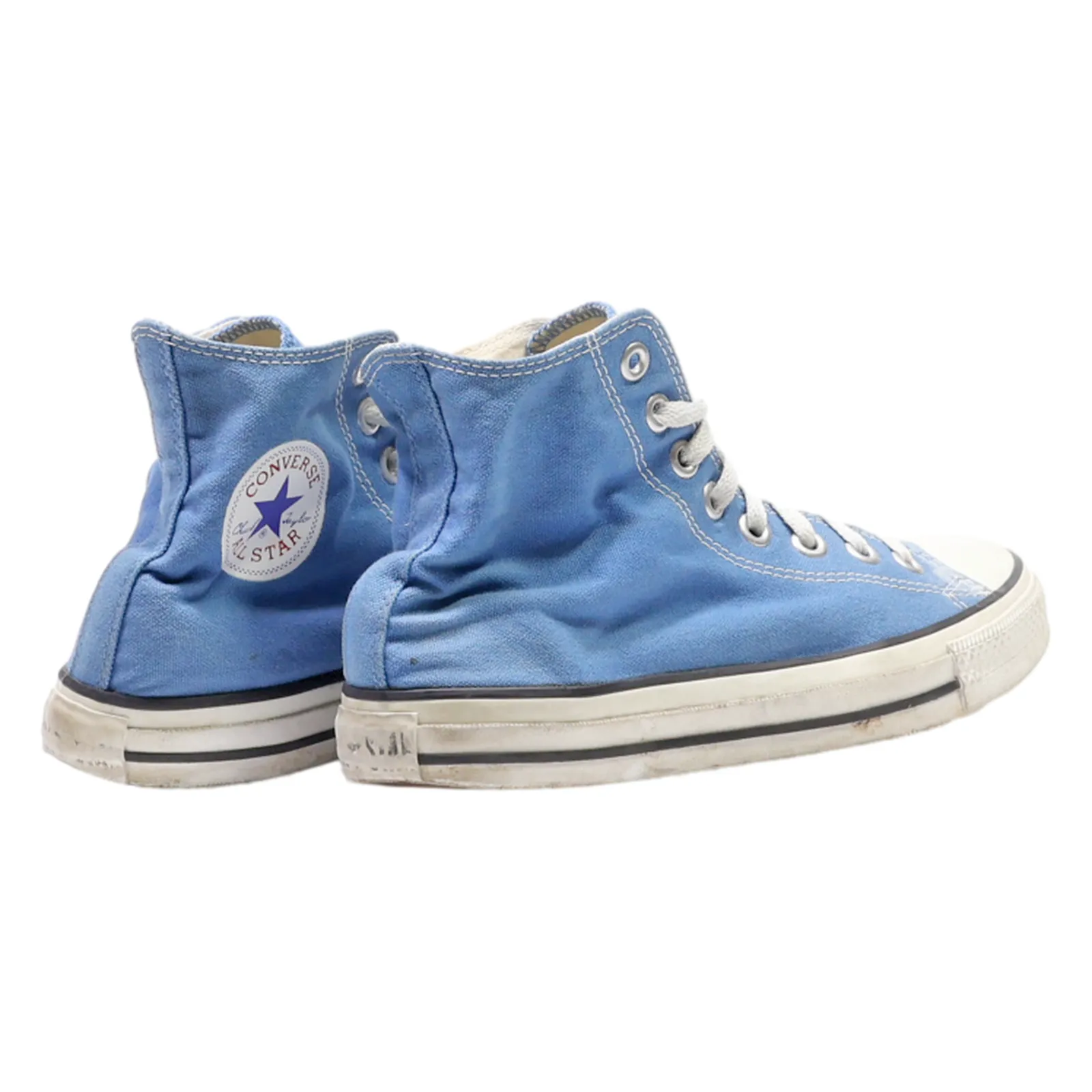 CONVERSE High Top Trainers Blue Canvas Mens UK 5.5