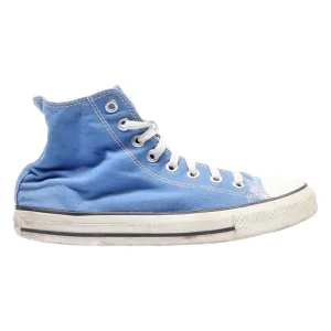 CONVERSE High Top Trainers Blue Canvas Mens UK 5.5