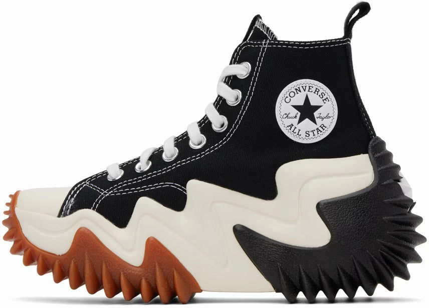 Converse Black Run Star Motion Sneakers Home Leisure Chill Moment