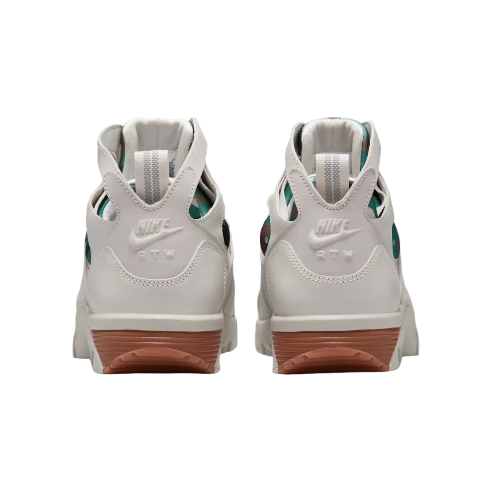 Corteiz x Nike Air Trainer Huarache Light Bone running in a small town shoes