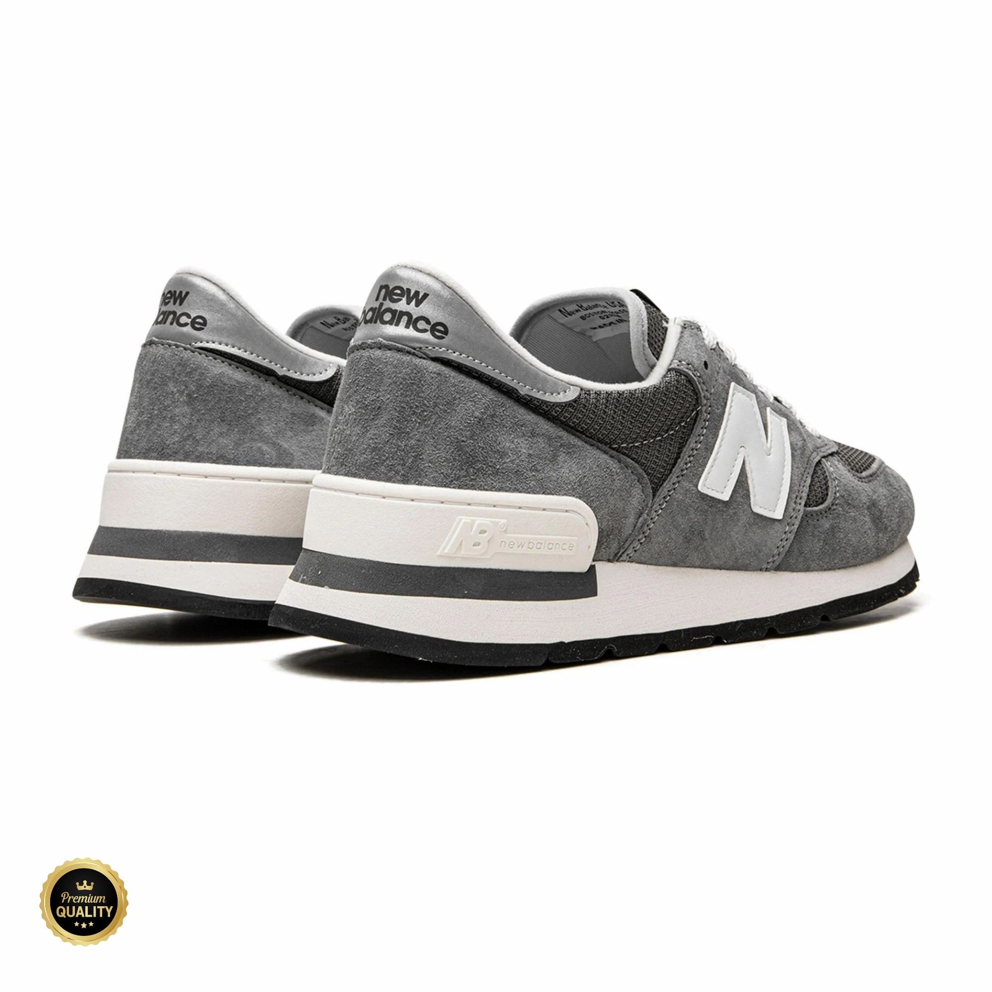 Seam Free Interior Comfy Fit New Balance m990 Gray