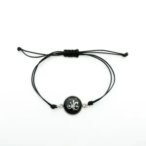 Cross Country Adjustable Cord Friendship Bracelet