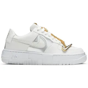Nike Air Force 1 Low Pixel Summit White (W) running for agility