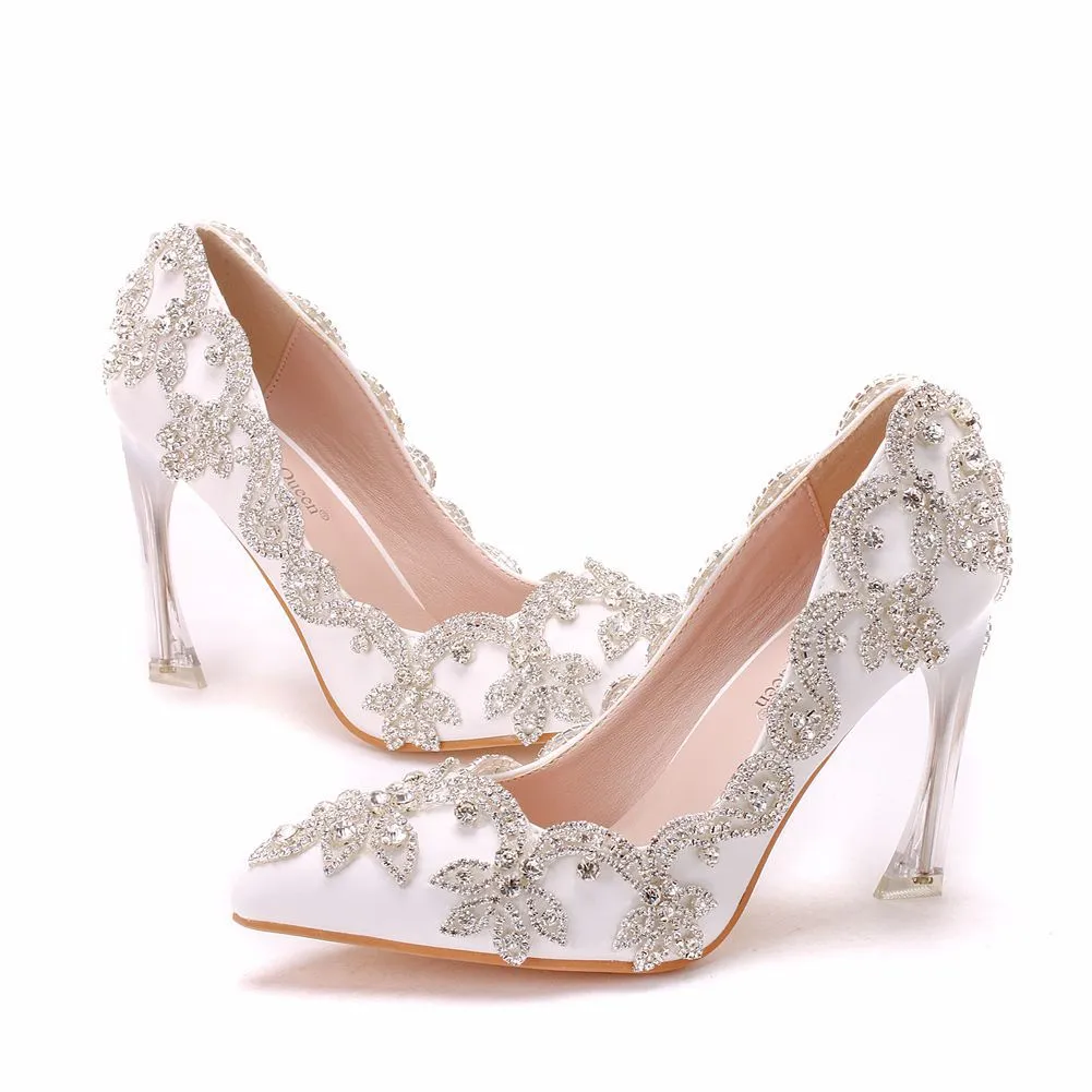 Crystal Oarty Rhinestone Bride Shoes