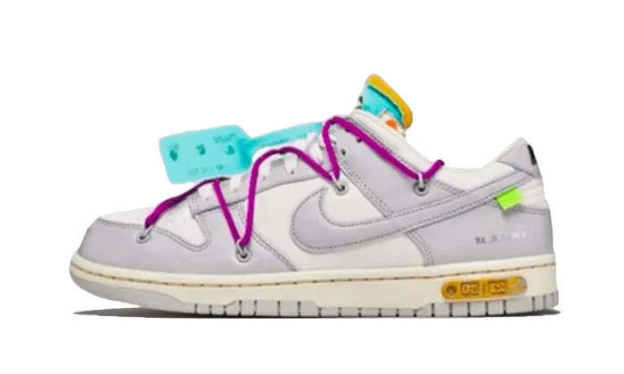 Step Focus Woven Reinforcement Nike Dunk Low Off-White Lot 21