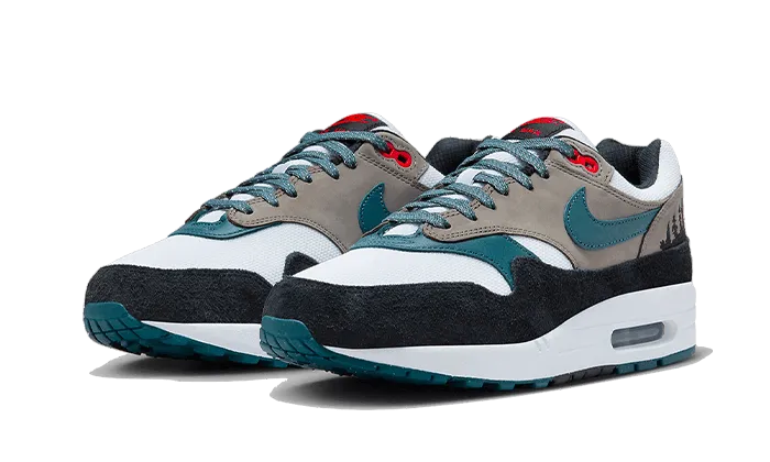 running shoes for 5K races Air Max 1 PRM State Blue