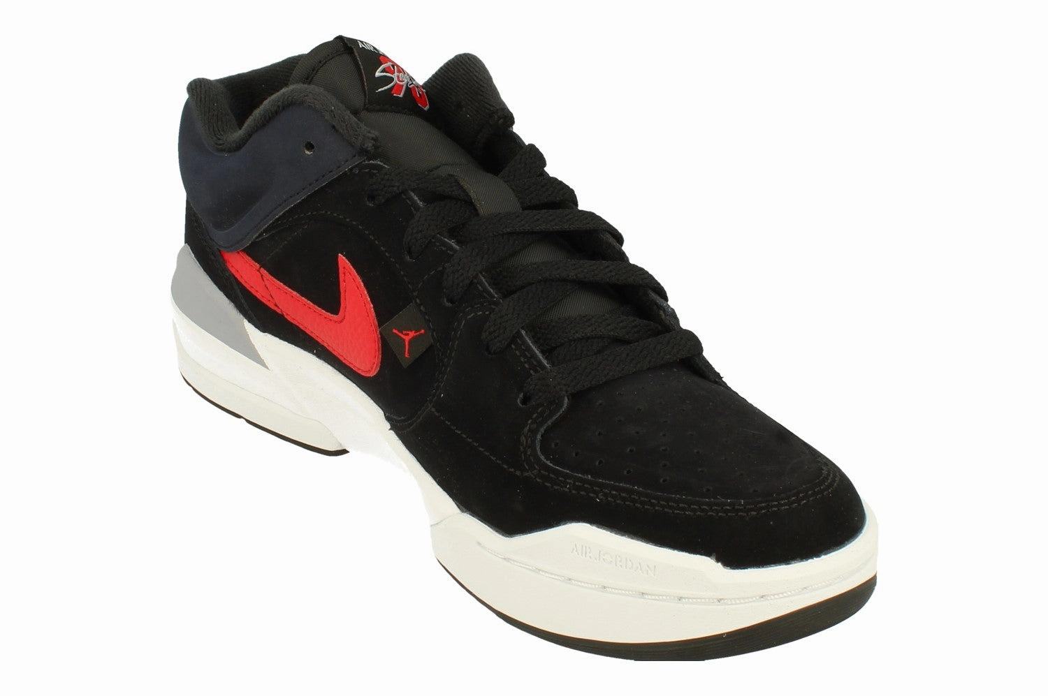 Nike Jordan Stadium 90 Mens Trainers Fz4184  010 Reinforced Lace Holes Neutral Pace