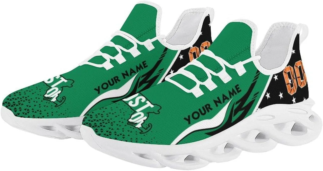 Custom Basketball Sneakers City Sports Slip-on Shoes Personalized Name Number Gifts for Basketball Fans Men Women