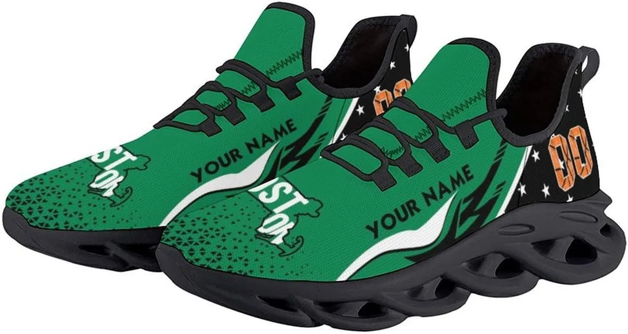 Custom Basketball Sneakers City Sports Slip-on Shoes Personalized Name Number Gifts for Basketball Fans Men Women