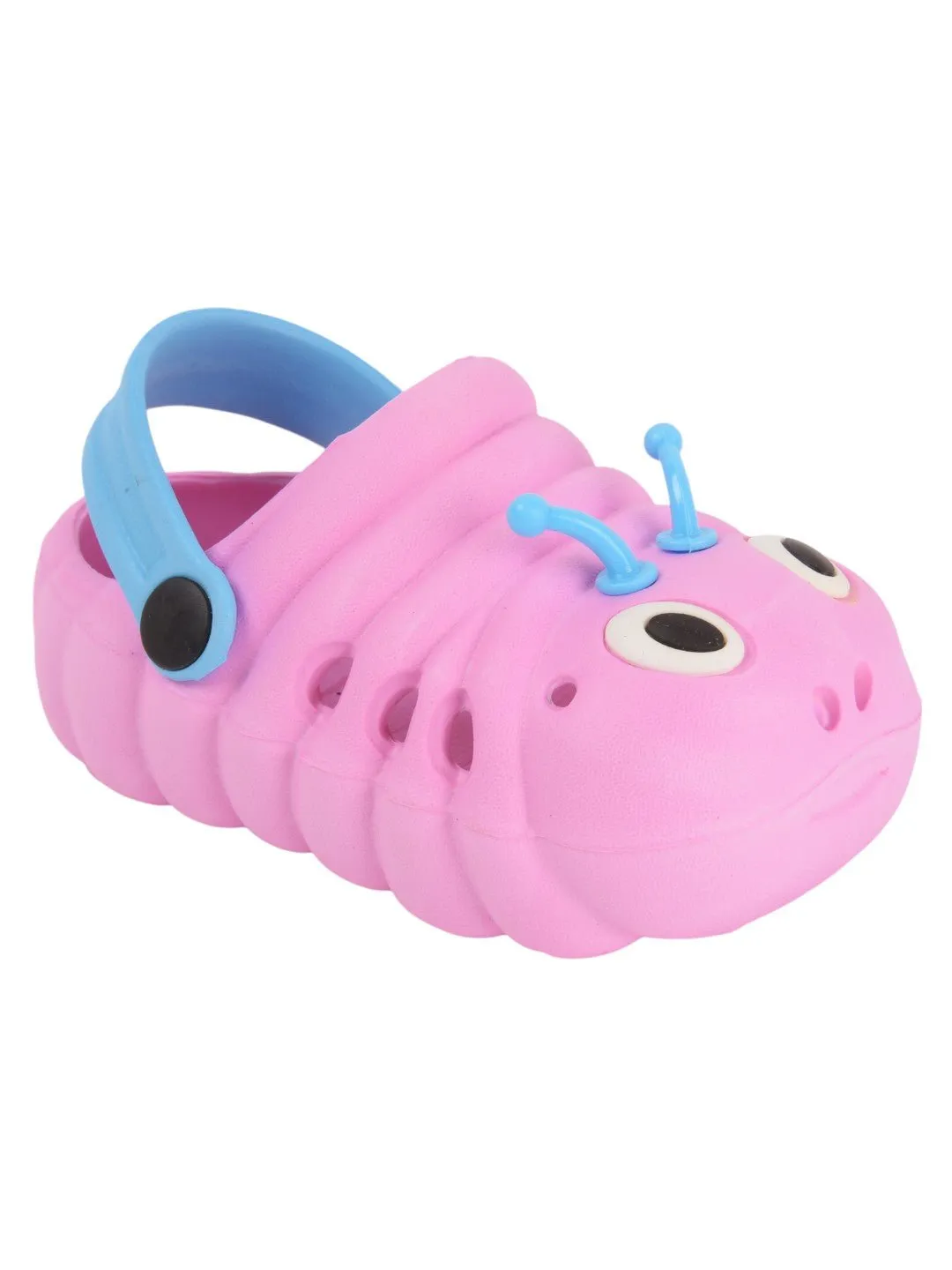Cute Caterpillar Design Clogs for Girls- Purple
