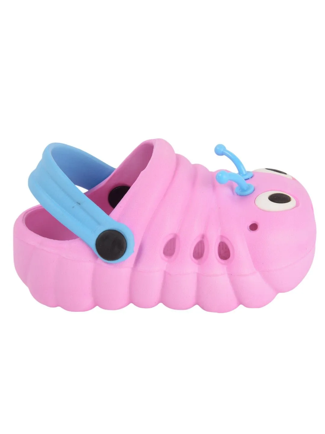 Cute Caterpillar Design Clogs for Girls- Purple