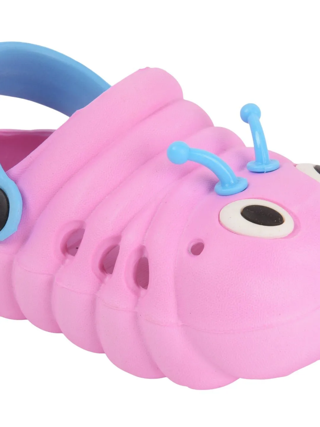 Cute Caterpillar Design Clogs for Girls- Purple