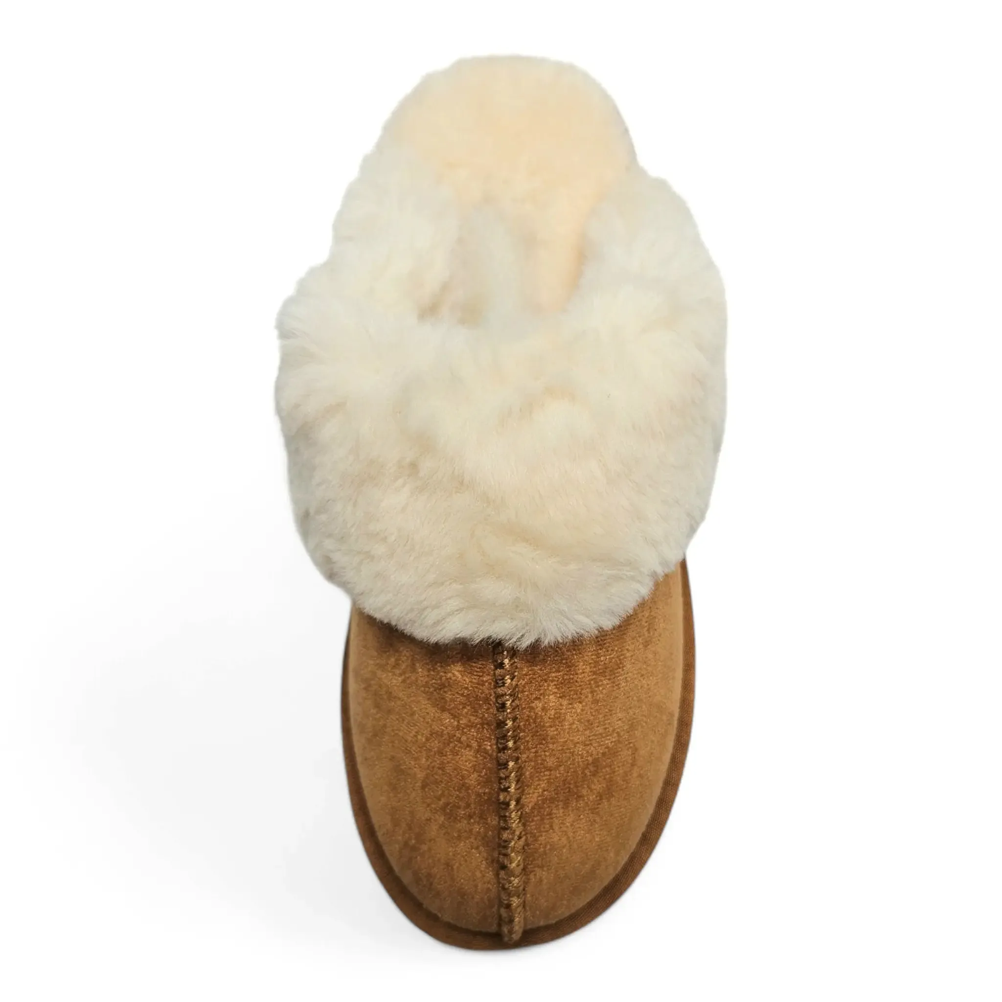 Darwin Fuzzy Platform Slippers