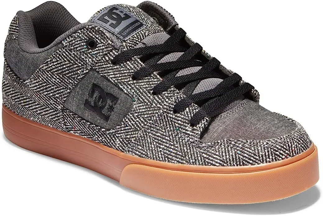 DC Pure TX SE Carbon Gum Mens Skate Trainers Shoes