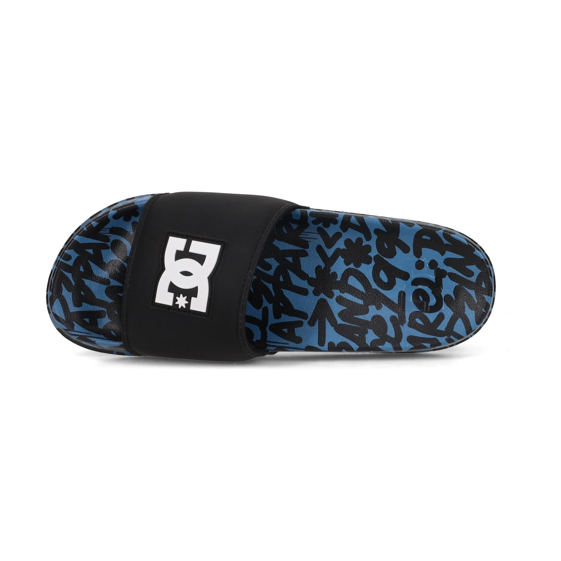 DC Shoes Mens DC SE Leather Slides
