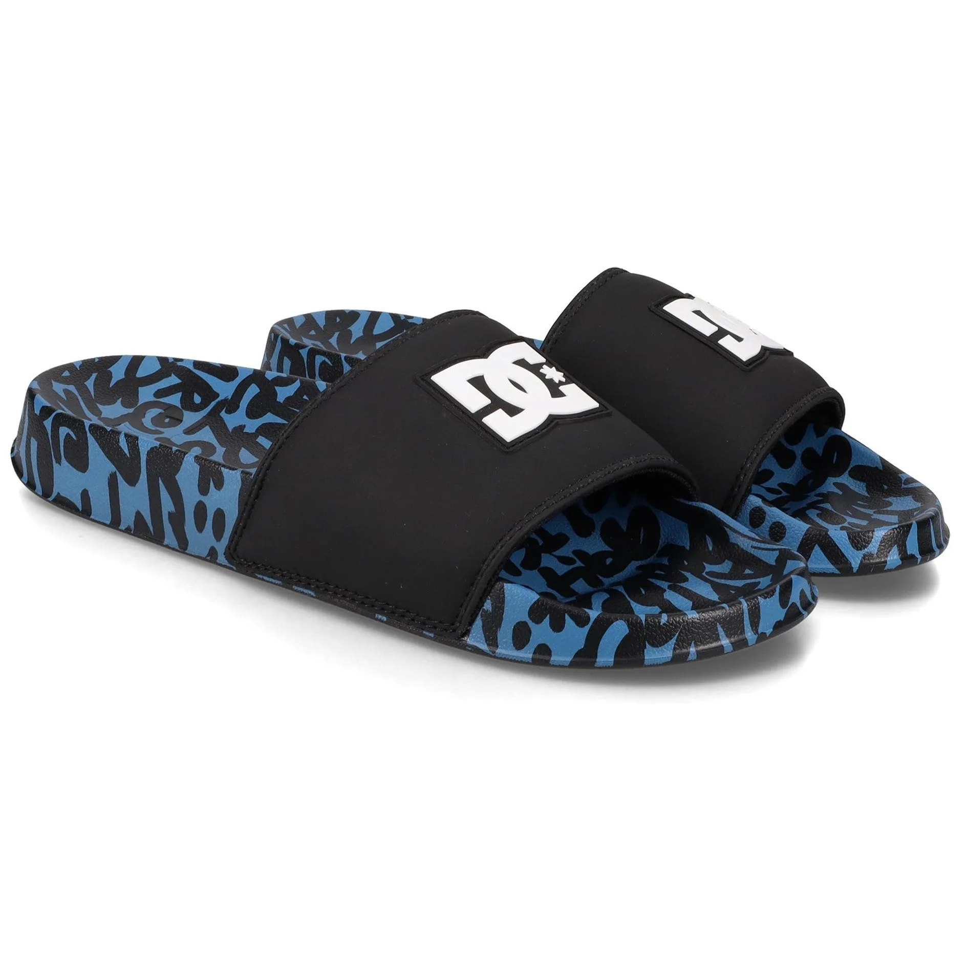 DC Shoes Mens DC SE Leather Slides