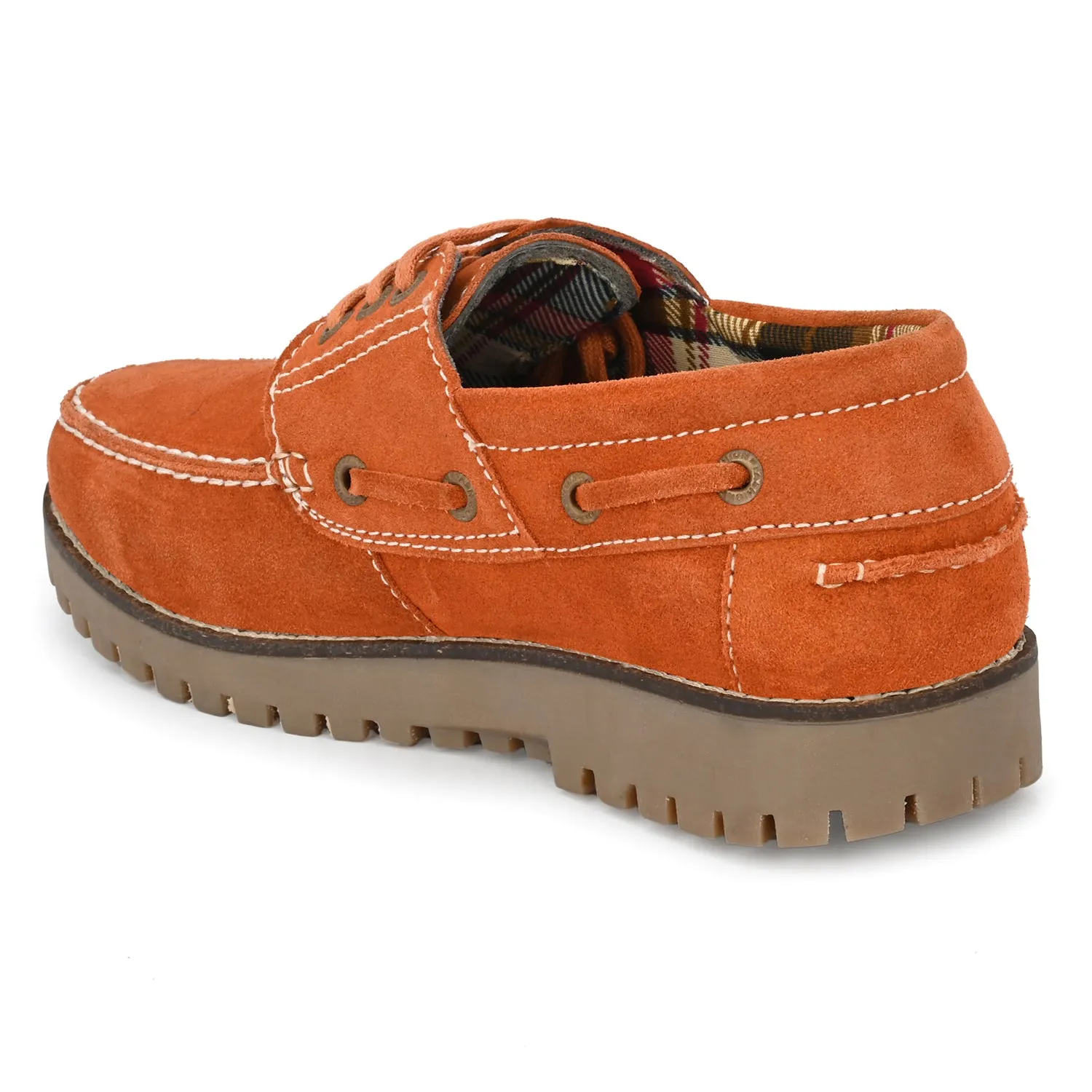 Dexter Real Leather Boat Shoes Tan