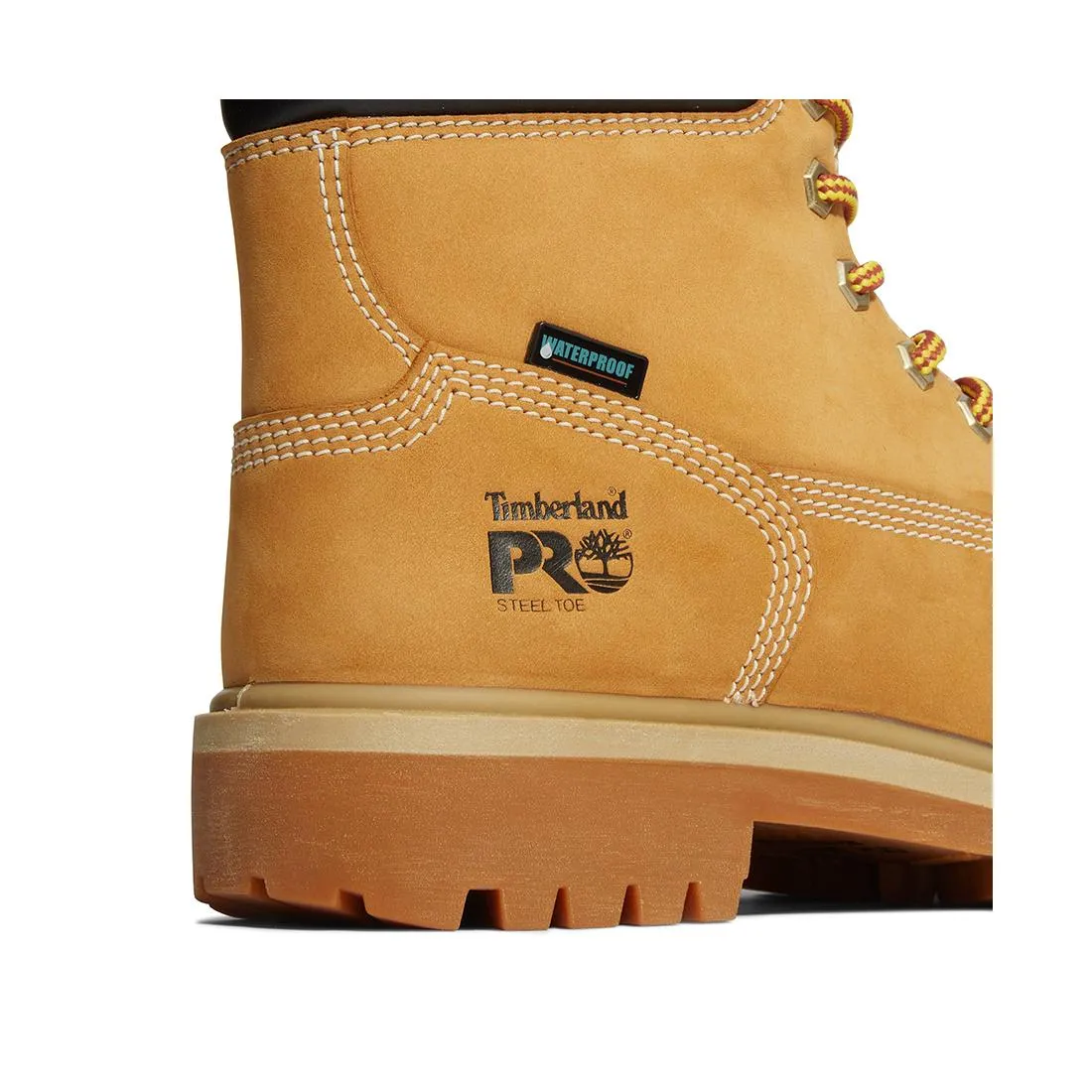 Direct Attach 6-Inch Waterproof Steel-Toe Work Boot Ins 200G Wheat