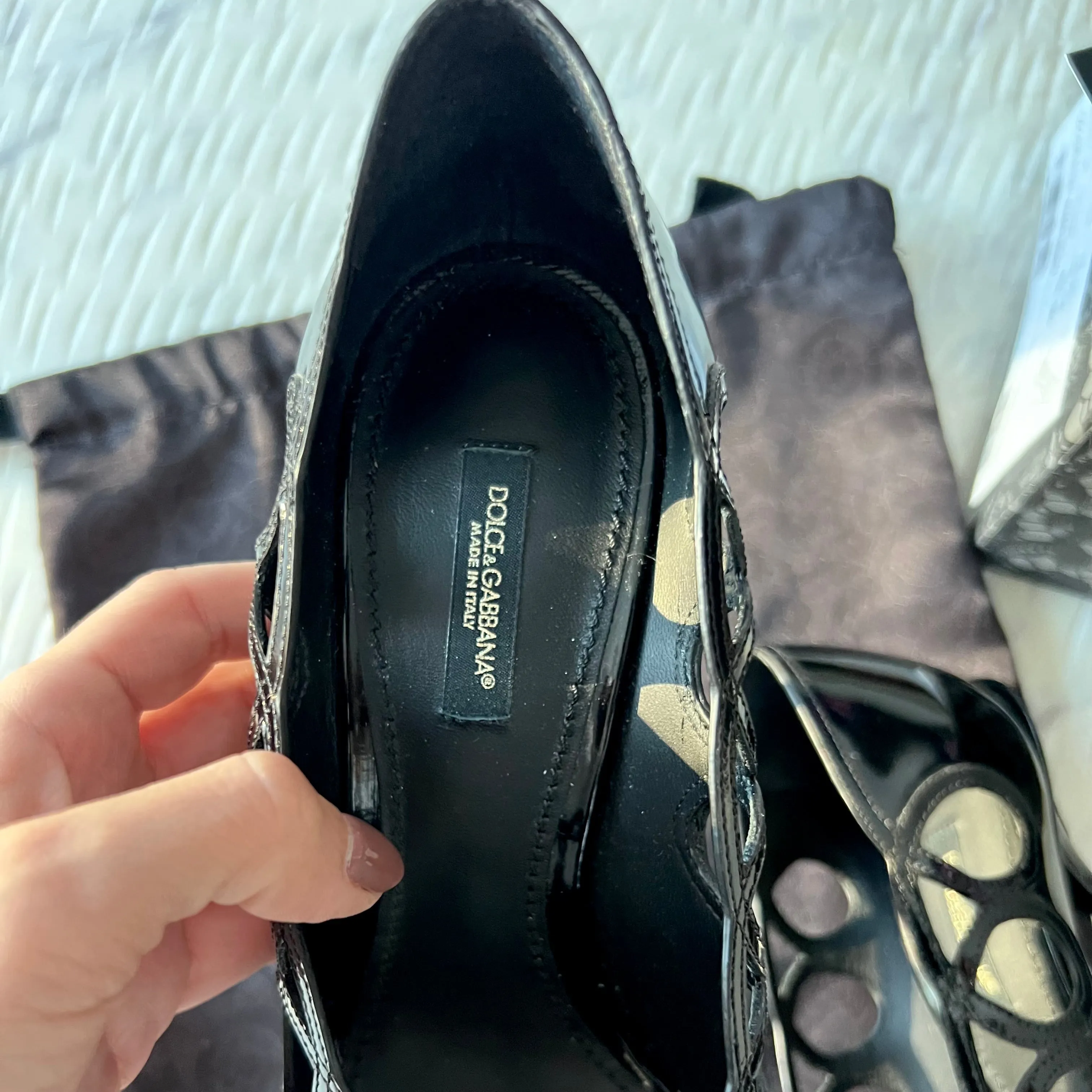 Dolce & Gabbana Cut Out Heels Size 9