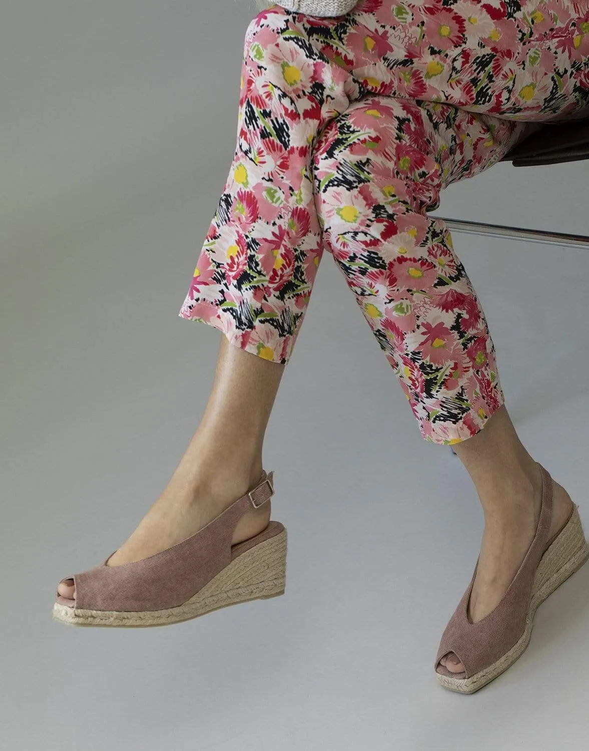 Dosalia Peep Toe Wedge Espadrille