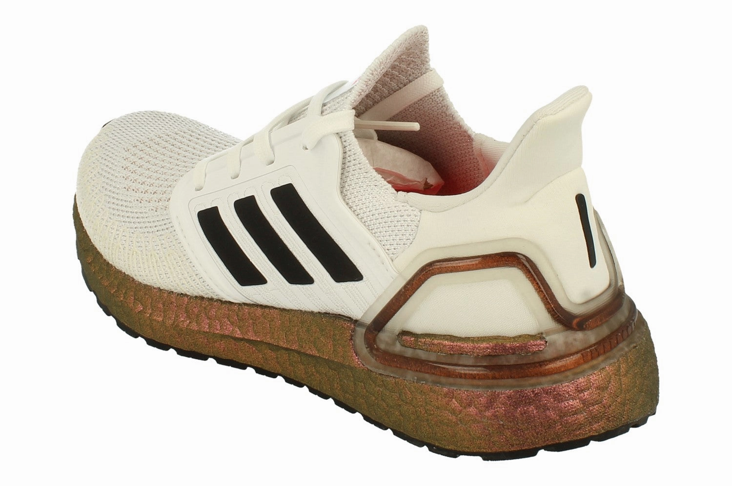 running in a floodplain area shoes Adidas Ultraboost 20 Womens Sneakers EG9780