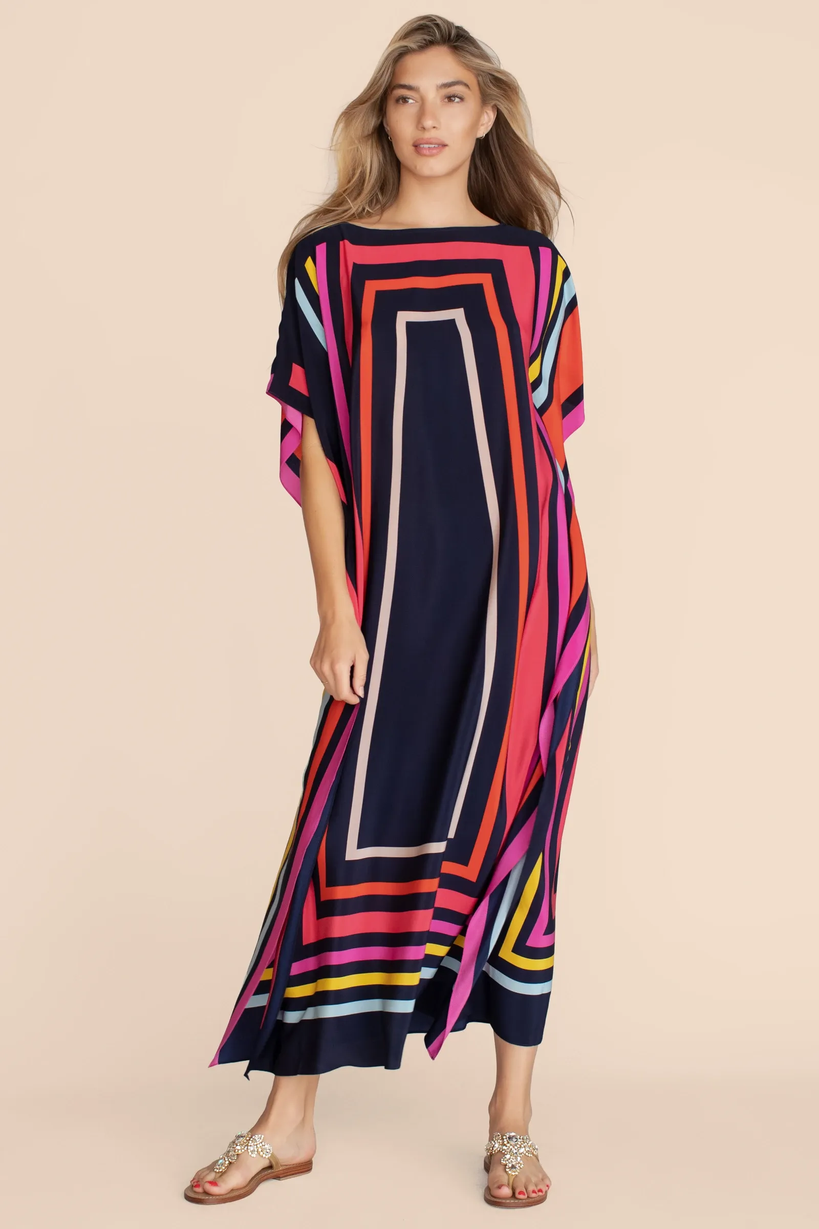 Dreamy Silk Kaftan Dress