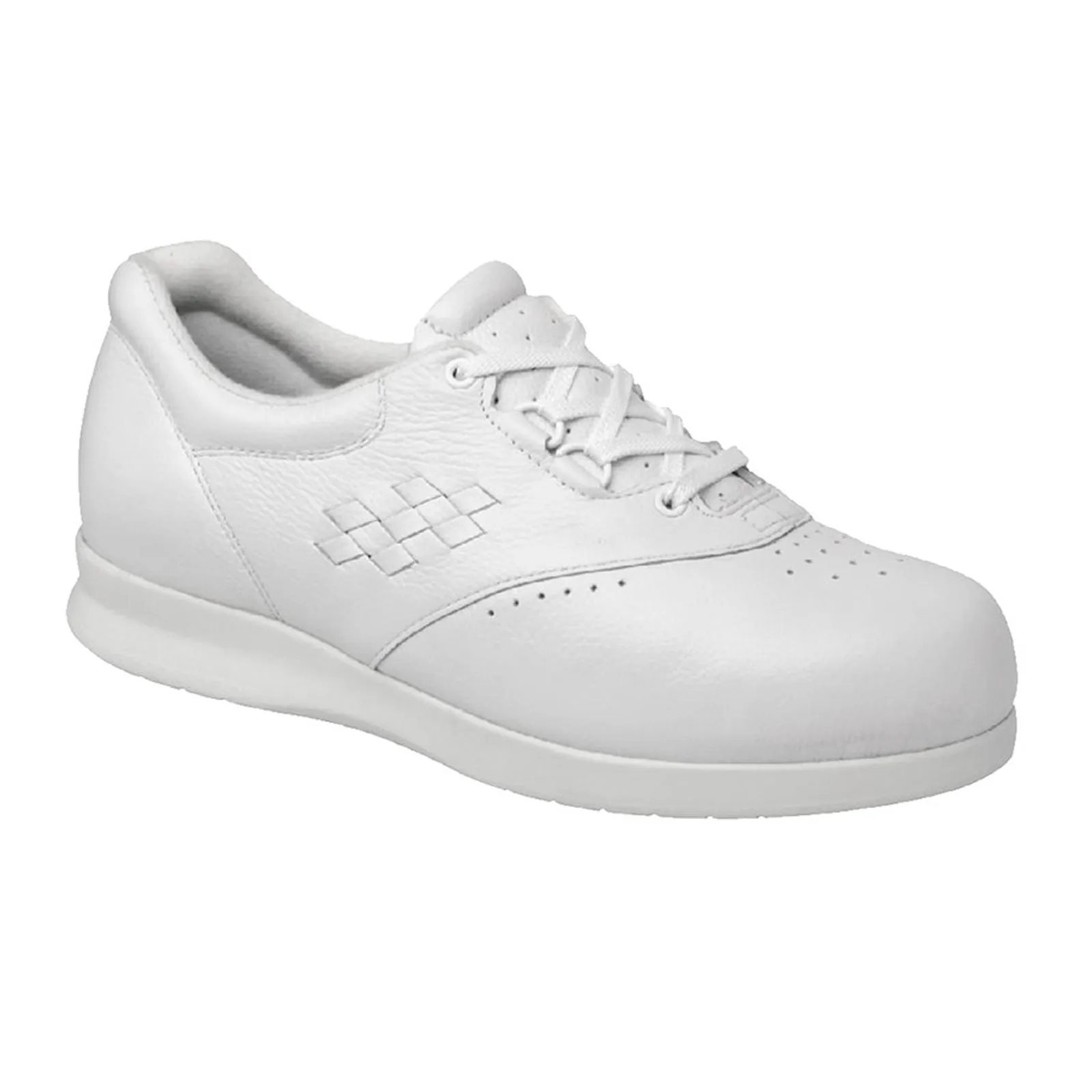 Drew Parade II Orthopedic Lace Up (Women) - White Leather