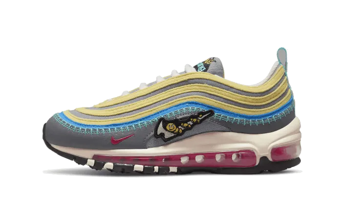 Air Max 97 Air Sprung Grey Celery sports tops