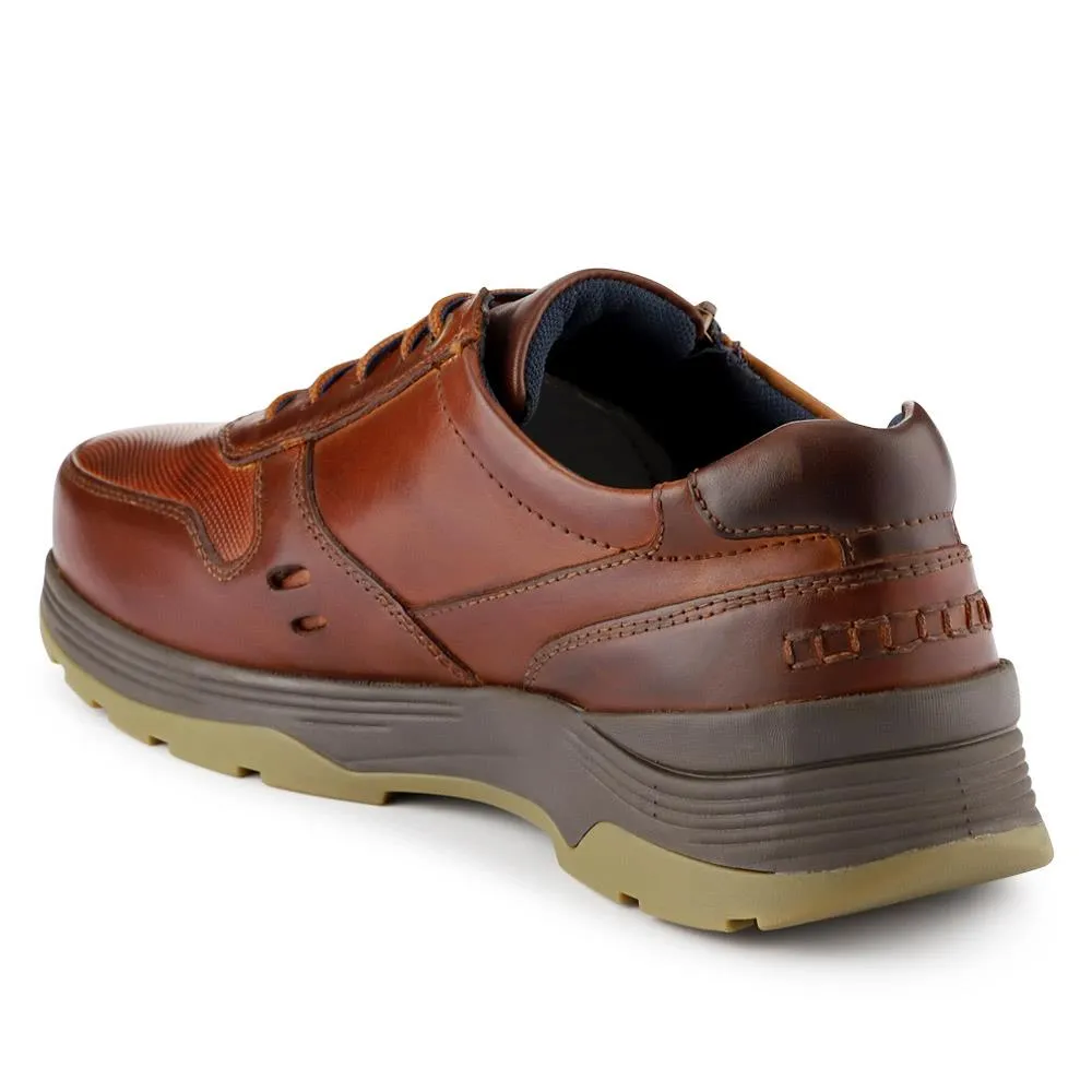 Dual-Fastening Leather Shoes - DINO / 325 166