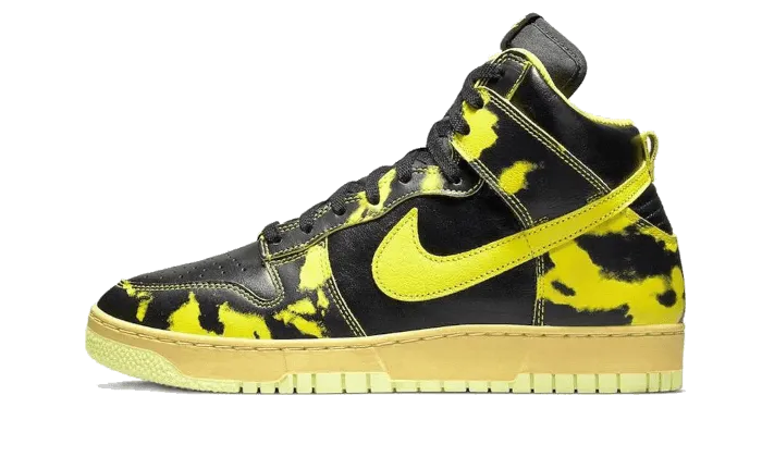 Dunk High 1985 Acid Wash Yellow lace - up - design shoes