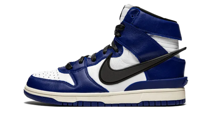 Wide - toe box shoe width Dunk High Ambush Deep Royal Blue