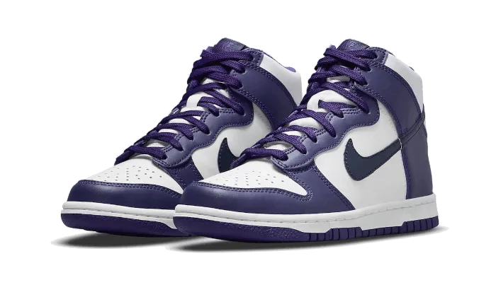 Running Goals Dunk High Electro Purple Midnight Navy