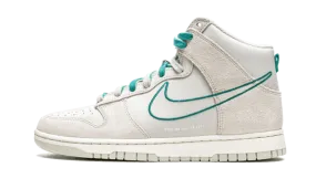 Dunk High First Use Light Bone Green Noise running in sloped tracks shoes Grip Technology